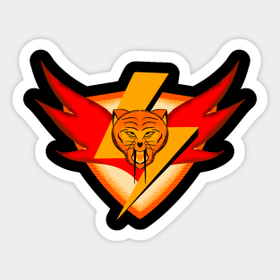 The Lightning Tiger Beast Sticker